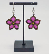 Load image into Gallery viewer, Salmonberry Flower Earrings