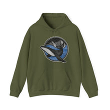 Load image into Gallery viewer, Blue Humpback hoodie