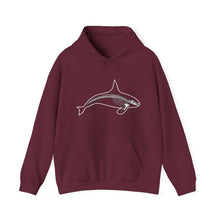 Load image into Gallery viewer, Orca Skeleton hoodie