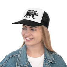 Load image into Gallery viewer, Bear Skeleton Trucker Hat