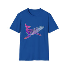 Load image into Gallery viewer, Blue & Pink Humpback t-shirt