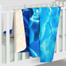 Load image into Gallery viewer, Glacier Ice Fleece Blanket