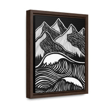Load image into Gallery viewer, Stormy Seas Framed Canvas
