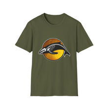 Load image into Gallery viewer, Gold Humpback Skeleton t-shirt