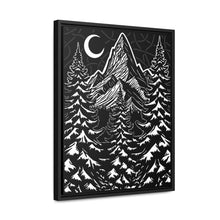 Load image into Gallery viewer, Winter Night Framed Canvas