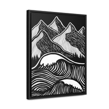 Load image into Gallery viewer, Stormy Seas Framed Canvas