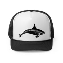 Load image into Gallery viewer, Orca Skeleton Trucker Hat