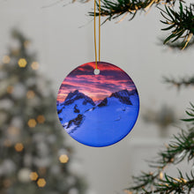 Load image into Gallery viewer, Alpine Sunset Ornament