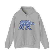 Load image into Gallery viewer, Blue Polar Bear hoodie