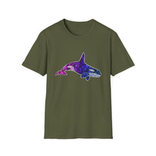 Load image into Gallery viewer, Blue & Pink Orca t-shirt