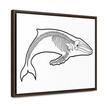 Load image into Gallery viewer, Humpback Skeleton Framed Canvas