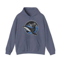 Load image into Gallery viewer, Blue Humpback hoodie
