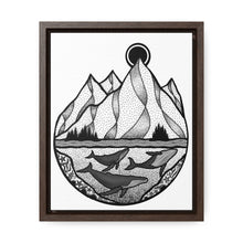 Load image into Gallery viewer, Humpback Pod Framed Canvas