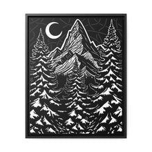 Load image into Gallery viewer, Winter Night Framed Canvas