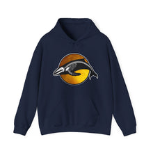 Load image into Gallery viewer, Gold Humpback Skeleton hoodie
