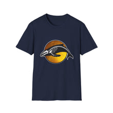 Load image into Gallery viewer, Gold Humpback Skeleton t-shirt