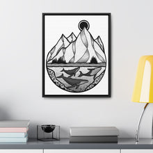 Load image into Gallery viewer, Humpback Pod Framed Canvas