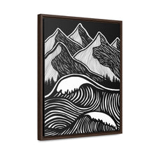 Load image into Gallery viewer, Stormy Seas Framed Canvas