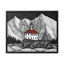 Load image into Gallery viewer, Eldred Rock Lighthouse Framed Canvas