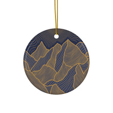 Load image into Gallery viewer, Blue & Gold Ornament