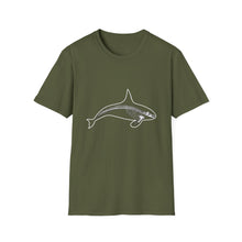 Load image into Gallery viewer, Orca Skeleton t-shirt
