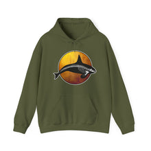 Load image into Gallery viewer, Gold Orca Skeleton hoodie