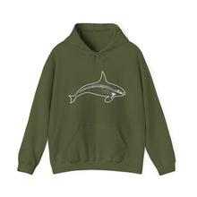 Load image into Gallery viewer, Orca Skeleton hoodie