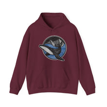Load image into Gallery viewer, Blue Humpback hoodie