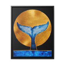 Load image into Gallery viewer, Golden Humpback Framed Canvas