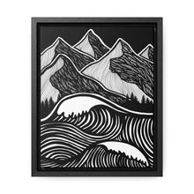 Load image into Gallery viewer, Stormy Seas Framed Canvas
