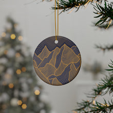 Load image into Gallery viewer, Blue & Gold Ornament