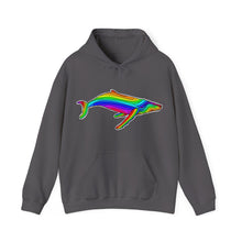 Load image into Gallery viewer, Rainbow Whale hoodie