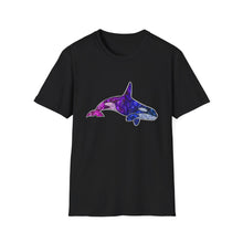 Load image into Gallery viewer, Blue & Pink Orca t-shirt