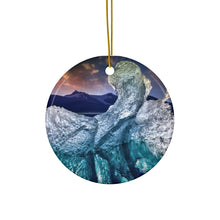 Load image into Gallery viewer, Iceberg Sunrise Ornament