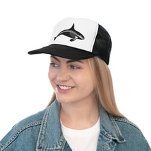 Load image into Gallery viewer, Orca Skeleton Trucker Hat