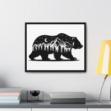 Load image into Gallery viewer, Alpine Bear Framed Canvas Print