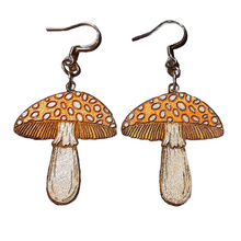 Load image into Gallery viewer, Mushroom Earrings