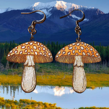 Load image into Gallery viewer, Mushroom Earrings