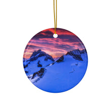 Load image into Gallery viewer, Alpine Sunset Ornament