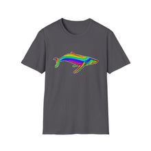 Load image into Gallery viewer, Rainbow Whale t-shirt