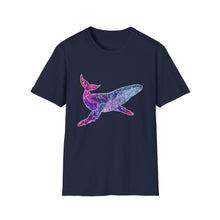 Load image into Gallery viewer, Blue & Pink Humpback t-shirt