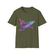Load image into Gallery viewer, Blue & Pink Humpback t-shirt