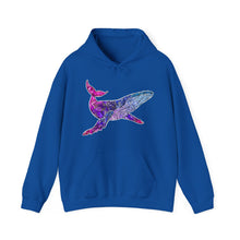 Load image into Gallery viewer, Blue & Pink Humpback hoodie