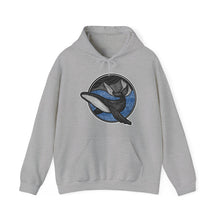 Load image into Gallery viewer, Blue Humpback hoodie
