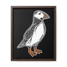 Load image into Gallery viewer, Puffin Framed Canvas