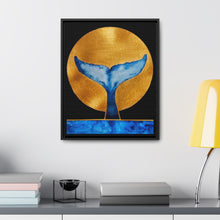 Load image into Gallery viewer, Golden Humpback Framed Canvas