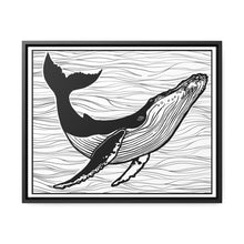 Load image into Gallery viewer, Humpback Framed Canvas