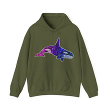 Load image into Gallery viewer, Blue & Pink Orca hoodie