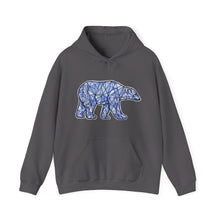 Load image into Gallery viewer, Blue Polar Bear hoodie
