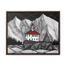 Load image into Gallery viewer, Eldred Rock Lighthouse Framed Canvas